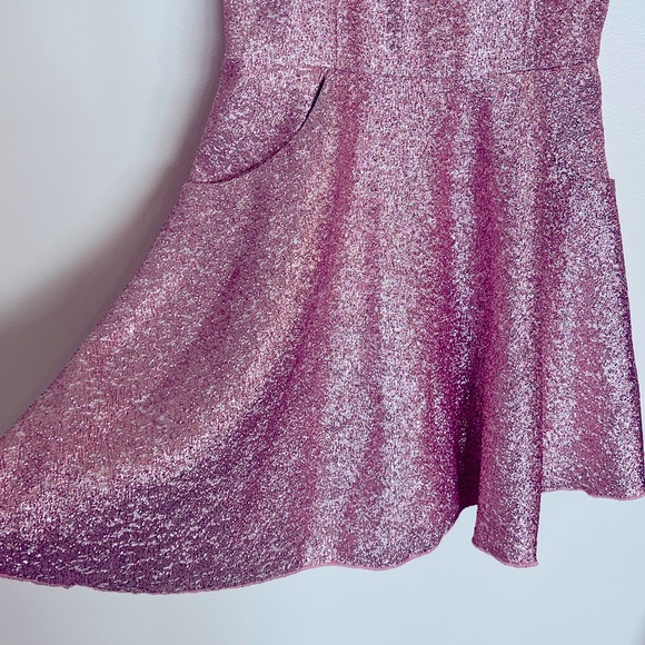 ZOE LTD shimmery metallic Girl’s Dress - Picture 2 of 7